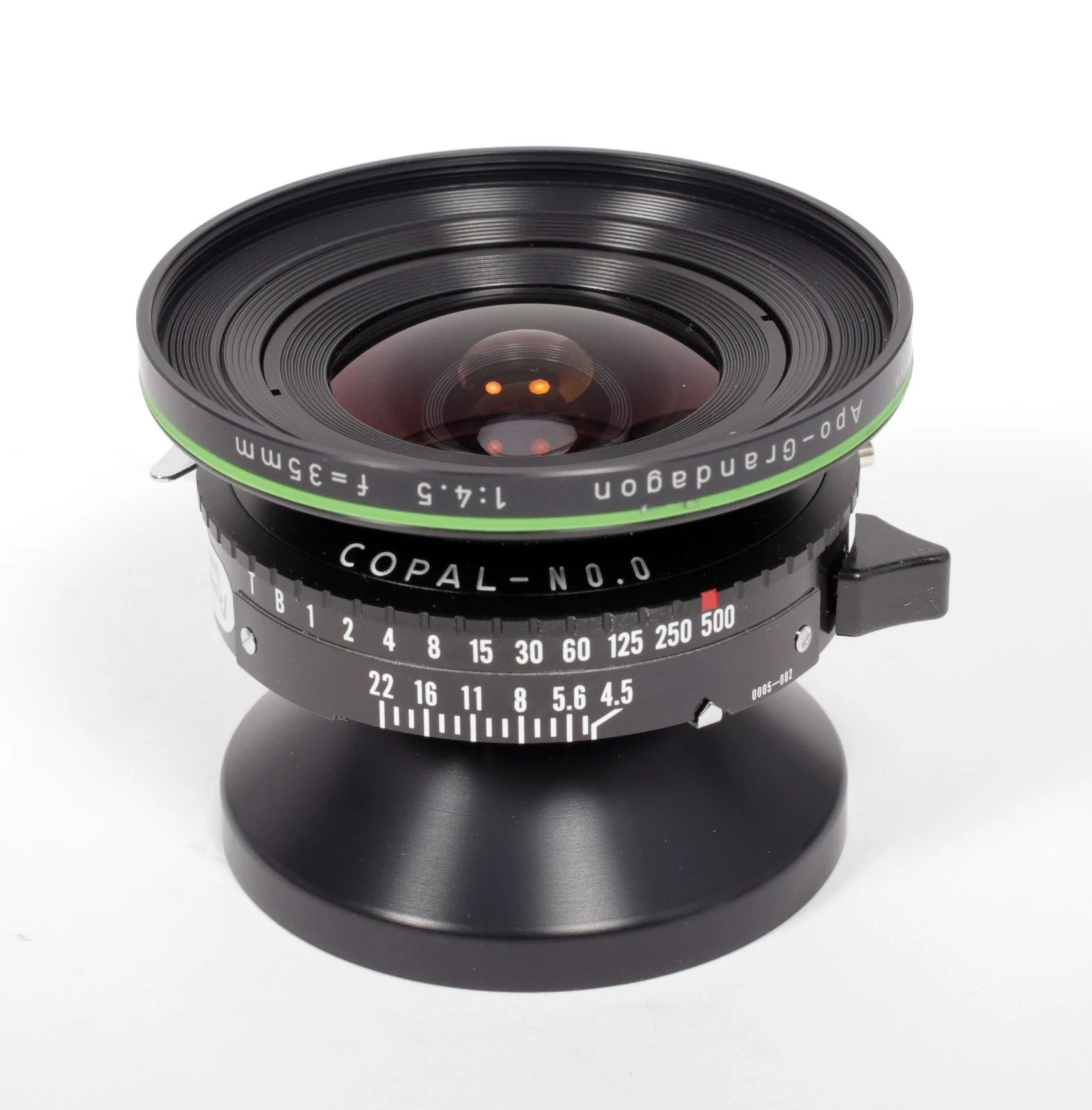 Rodenstock Apo Grandagon 35mm F4.5 Lens in Copal #0 Shutter #1455